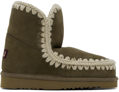 Shop Mou Taupe 18 Boots In Moo Moos