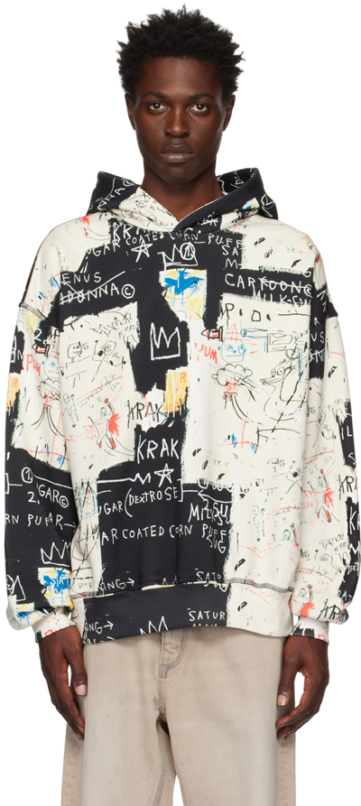 Shop Misbhv Black & Off-white A Panel Of Experts Hoodie In Mlc