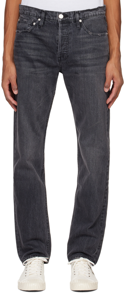 Shop Frame Gray 'the Straight' Jeans In Akins