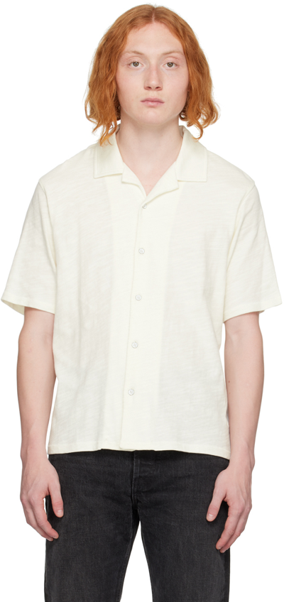 Shop Rag & Bone Off-white Avery Shirt In Ivory
