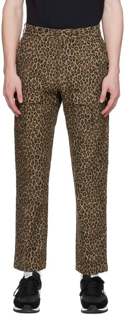 Rag & Bone Men's Flynt Animal Print Cargo Trousers In Leopard | ModeSens