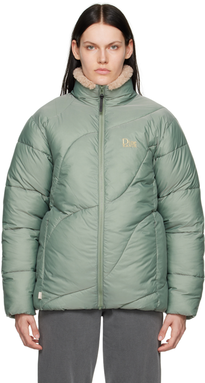 Dime Green Kanuk Edition Wave Puffer Jacket In Dusty Patina | ModeSens