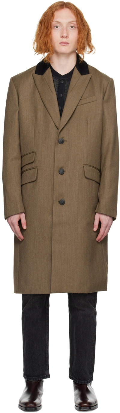 Shop Rag & Bone Brown Cambridge Coat In Grey