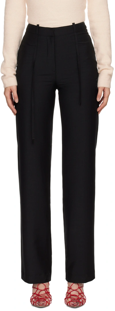 Ioannes Black Elsa Trousers In Black