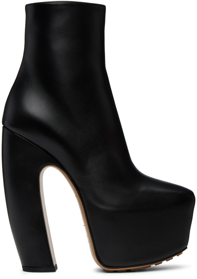 Shop Bottega Veneta Black Mostra Ankle Boot In 1000 Black