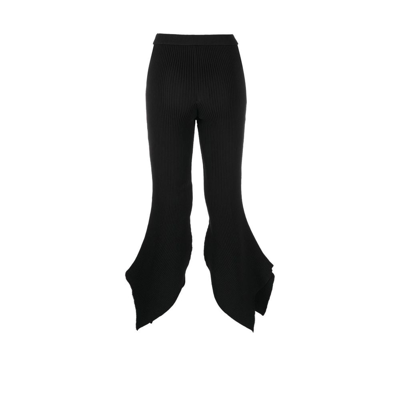 Shop Issey Miyake Black Pleated Arc Trousers