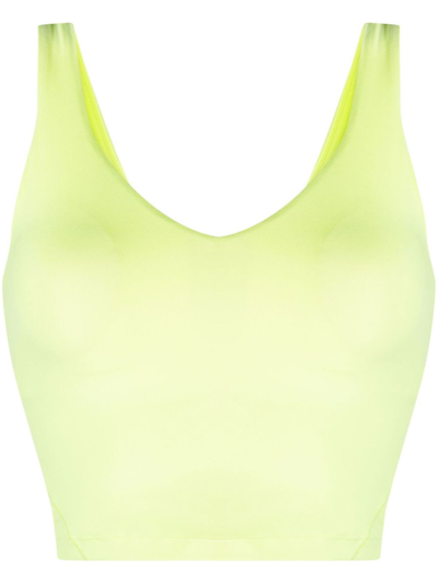 Shop Lululemon Green Align Cropped Yoga Vest Top