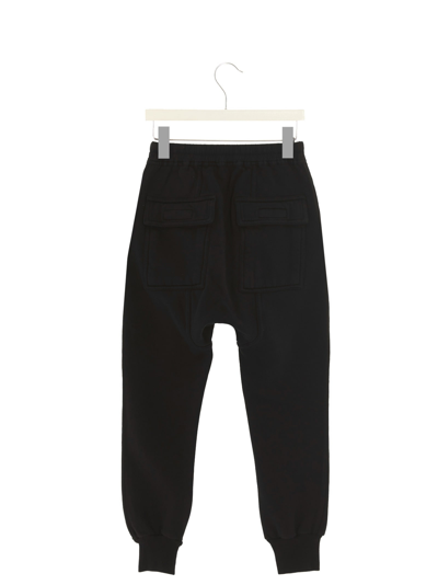 Shop Rick Owens Prisoner Drawstring Baby Geo Collection Joggers In Black