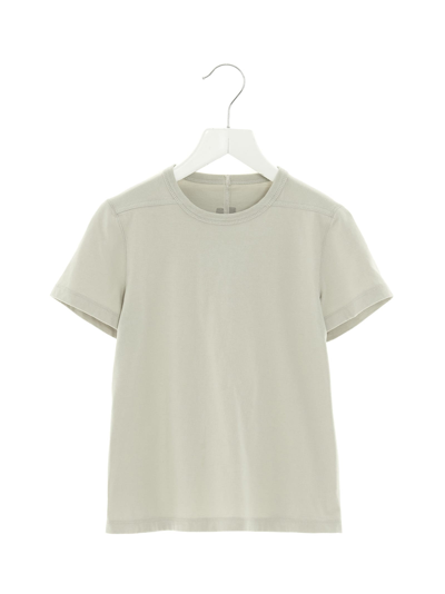 Shop Rick Owens T-shirt Short Level Baby Geo Collection In Gray