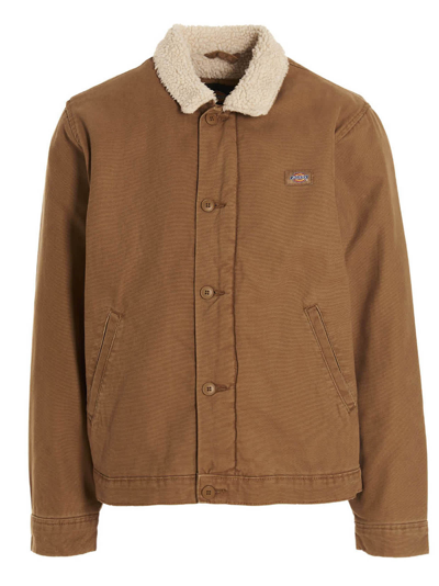 Shop Dickies Deck Jacket In Brown