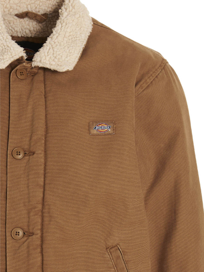Shop Dickies Deck Jacket In Brown