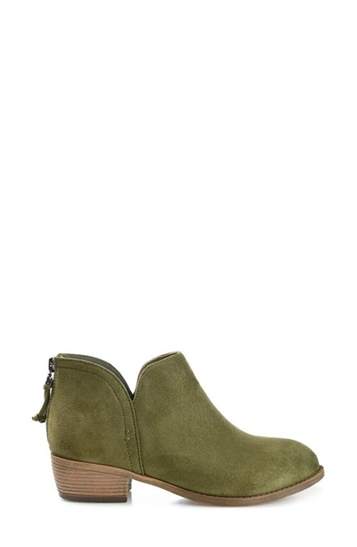 Shop Journee Collection Journee Livvy Ankle Bootie In Olive