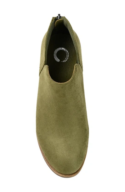 Shop Journee Collection Journee Livvy Ankle Bootie In Olive