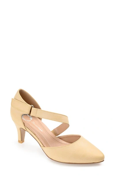 Shop Journee Collection Journee Tillis D'orsay Pump In Nude