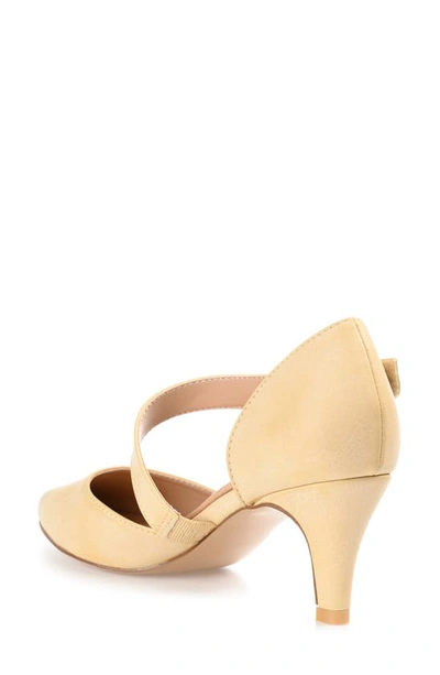 Shop Journee Collection Journee Tillis D'orsay Pump In Nude