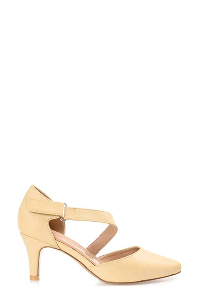 Shop Journee Collection Journee Tillis D'orsay Pump In Nude