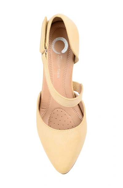 Shop Journee Collection Journee Tillis D'orsay Pump In Nude