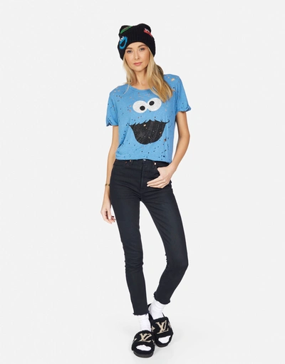 Lauren Moshi Bess Crystal Cookie Monster In Riptide