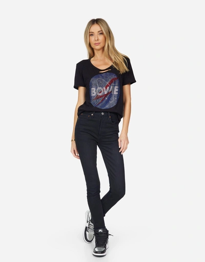 Lauren Moshi Myra Crystal Bowie Space In Black