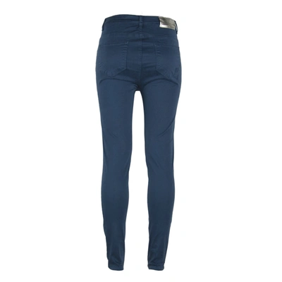 Shop Maison Espin Blue Cotton Jeans &amp; Women's Pant