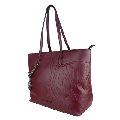 Shop Plein Sport Red Polyurethane Shoulder Women's Bag