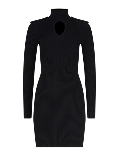Shop Bcbgmaxazria Ismerlda Wool Knit Dress In Black Beauty