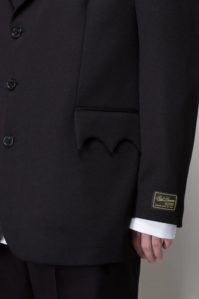 Oversized School Uniform Blazer In Dark Navy