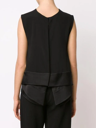 Shop Adam Lippes Layered Tank - Black