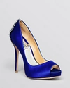 Badgley Mischka Kiara High Heel In Royal Blue