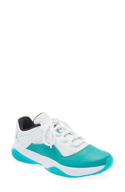 Shop Jordan Air  11 Cmft Low Sneaker In White/ New Emerald/ Black