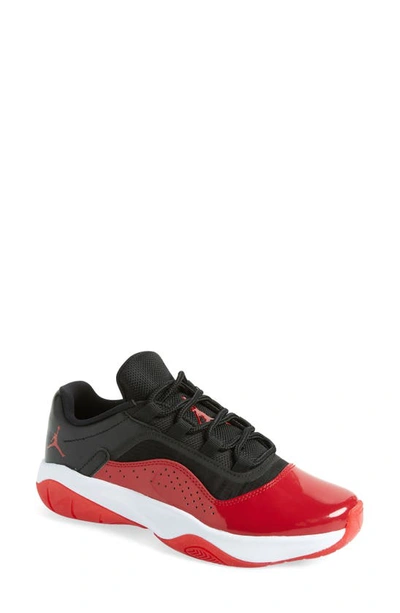 Shop Jordan Air  11 Cmft Low Sneaker In Black/ Gym Red/ White