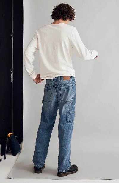 Madewell Flannel Lined Carpenter Jeans In Kenton