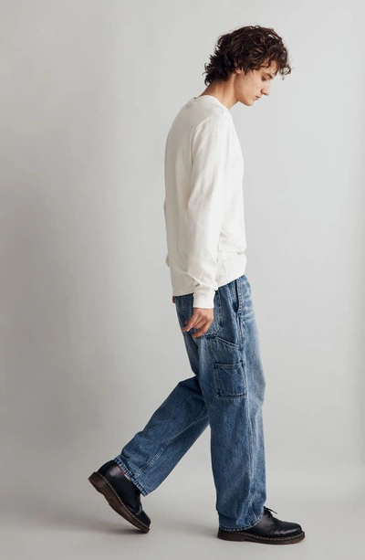 Madewell Flannel Lined Carpenter Jeans In Kenton