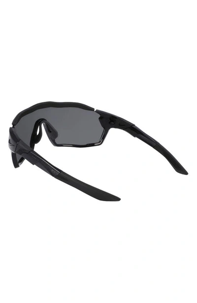 Shop Nike Show X Rush 58mm Shield Sunglasses In Anthracite/ Silver Flash