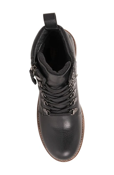 Softwalk Everett Lace-up Boot In Black Tumbled Leather
