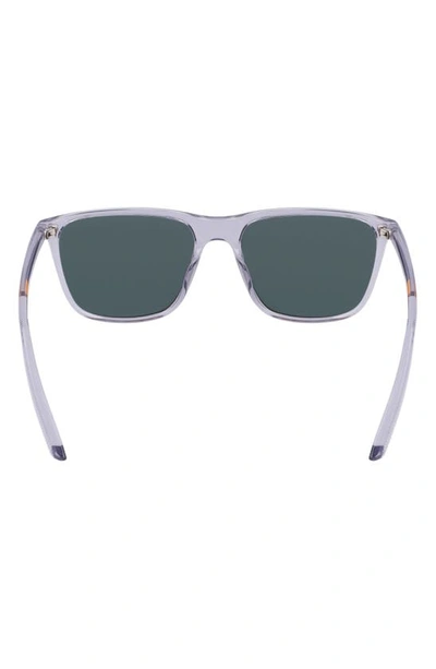 Shop Nike State 55mm Mirrored Square Sunglasses In Wolf Grey/ Orange Mirror