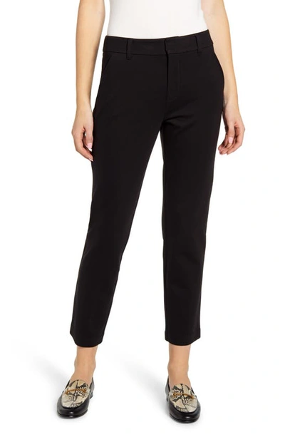 Shop Wit & Wisdom 'ab'solution High Waist Crop Trousers In Black