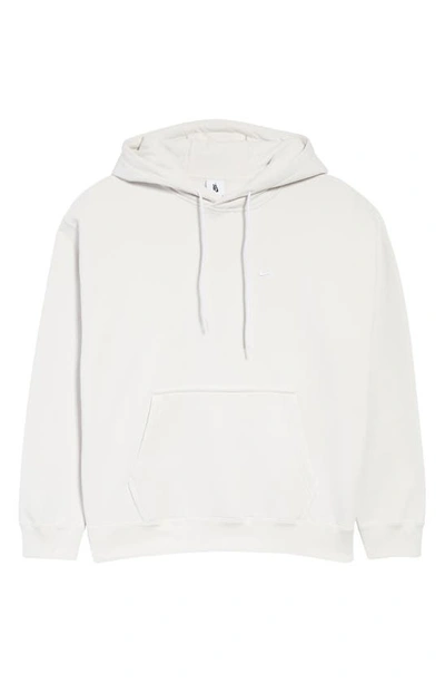 Shop Nike Hooded Sweatshirt In Phantom/ White