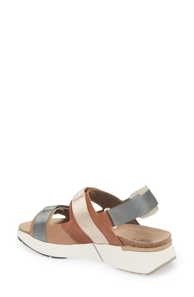 Naot Odyssey Slingback Sandal In Tan/ Latte/ Ivory