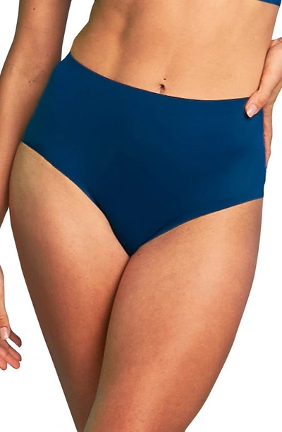 Shop Eby Assorted 3-pack High Waist Panties In Black/ Nude/ Blue Opal