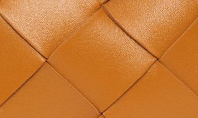 Shop Bottega Veneta Large Intrecciato Leather Crossbody Bag In Cob-gold