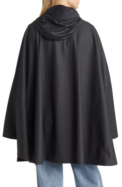 Shop Rains Waterproof Cape In Black