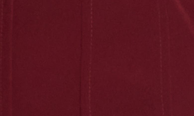 Gallery Water Resistant Raincoat In Merlot
