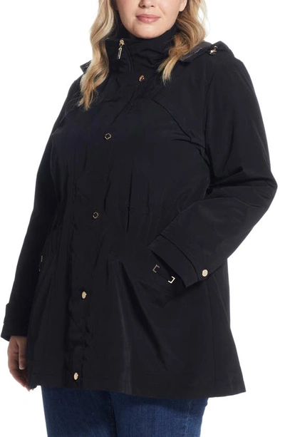 Shop Gallery Water Resistant Rain Jacket In Black