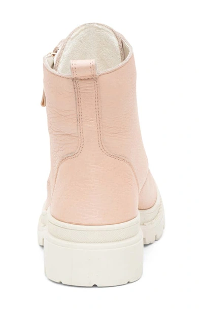 Ara Waterproof Lace-up Boot In Nude