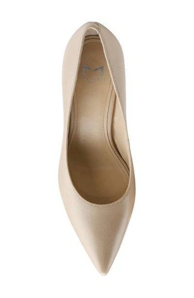 Shop Marc Fisher Ltd Abilene Pointed Toe Pump In Light Natural Leather