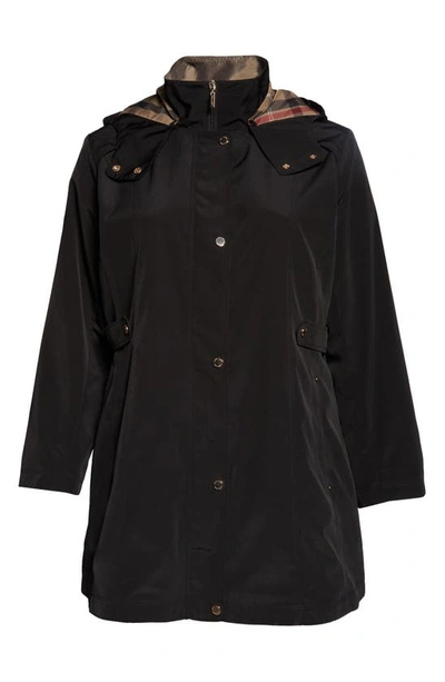 Shop Gallery Water Resistant Rain Jacket In Black