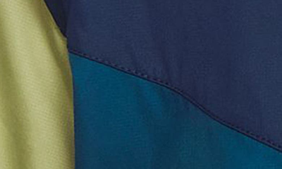 Shop Nike Windrunner Water Resistant Hooded Jacket In Valerian Blue/ Orange