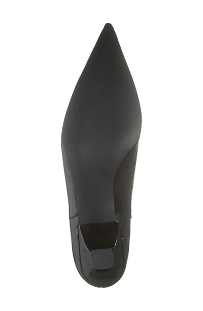 Ganni Pointed Toe Bootie In Black
