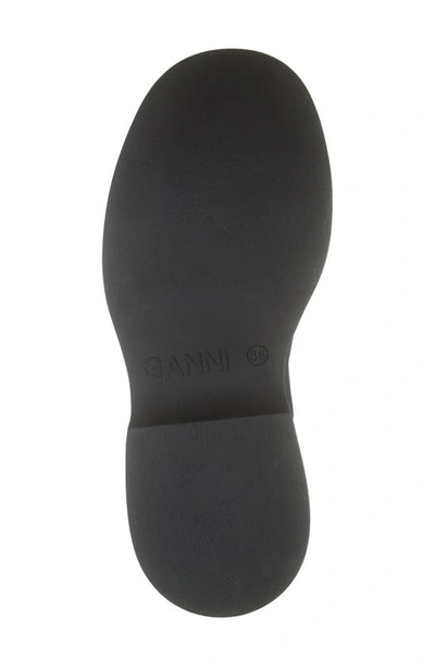 Shop Ganni Retro Platform Sock Bootie In Black